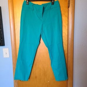 The Limited Teal Straight Leg Pants